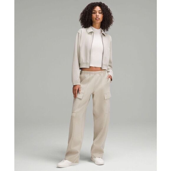 Lululemon Bubble Knit Zip Up Bomber Jacket - Picture 2 of 10